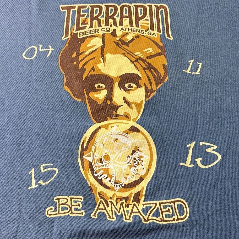 Terrapin Beer Fortune Teller 2 sided t shirt Sz S Be Amazed